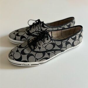 COACH Audrina Sneakers - Black and Grey